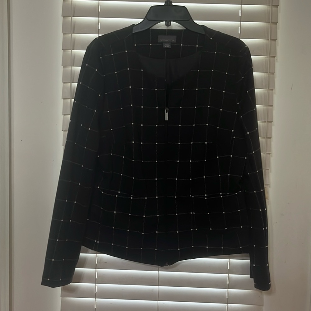 Perfect Suit Jacket - Black and White